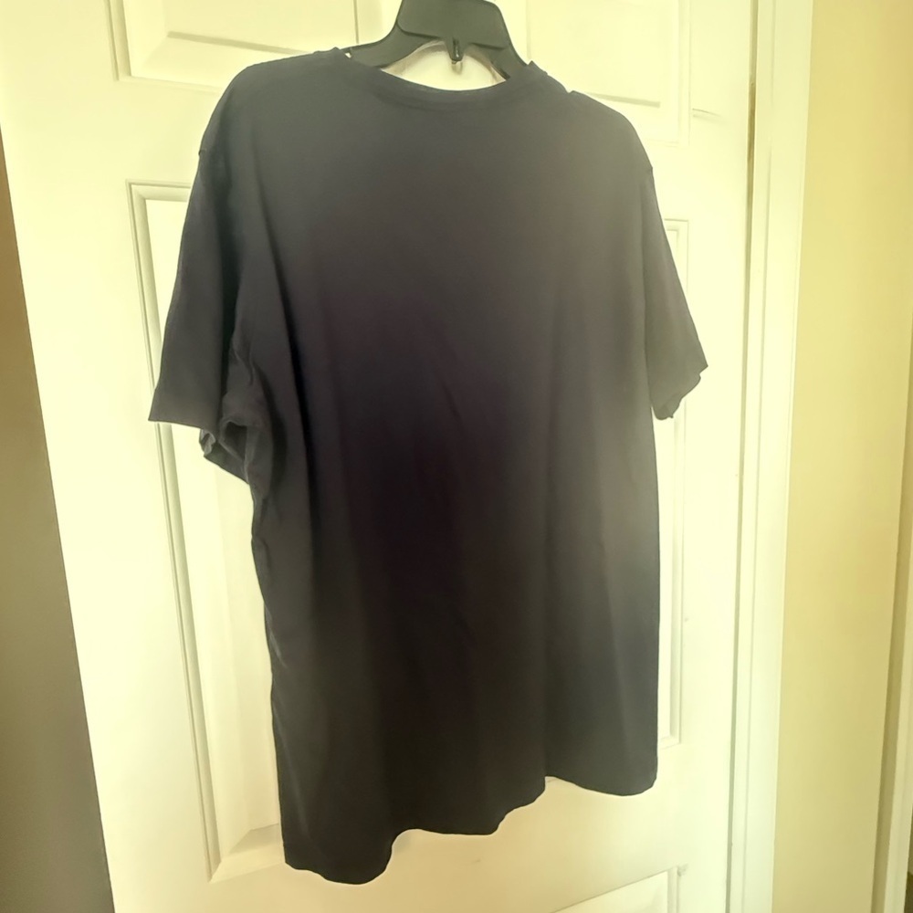 Uniqlo Men’s V Neck Black Short Sleeve Tee Shirt Size XXL NWOT 100% Cotton Soft - Picture 3 of 7